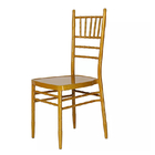Ergonomic Backrest Gold Plated Chairs High Back Wedding Banquet Dining Chair